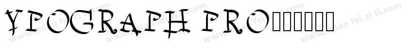 YPOGRAPH PRO字体转换